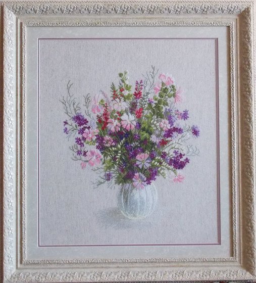 Работа «Ваза с цветами»