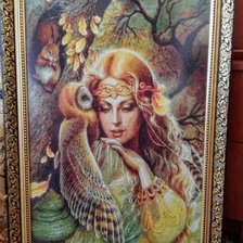 Работа «Девушка-осень»