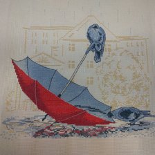 Работа «Грустный зонтик»