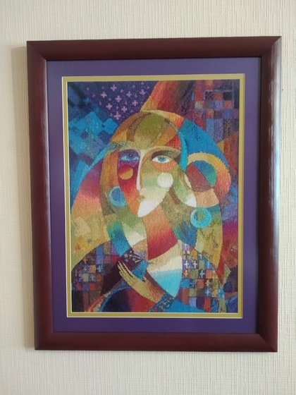 Работа «Девушка с птицей»