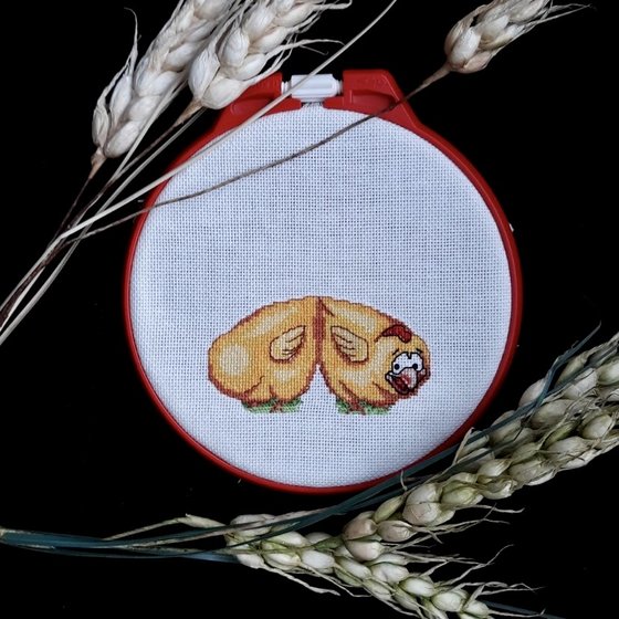 Работа «Игрушка цыплёнок «Маленький обжора»»