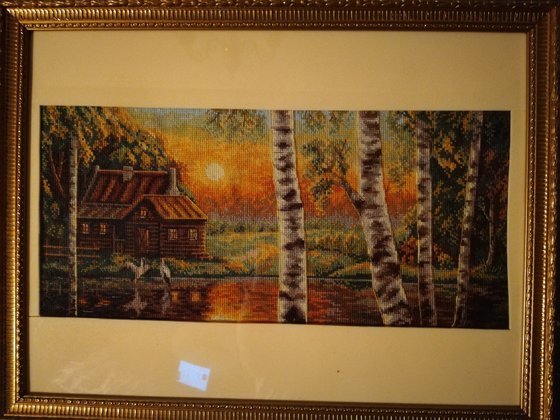 Работа «Журавли у дома»