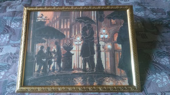 Работа «Дождливый вечер»