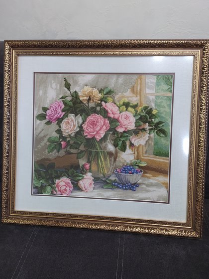 Работа «Натюрморт с голубикой»