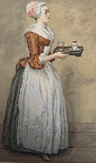 Работа «Прекрасная шоколадница»