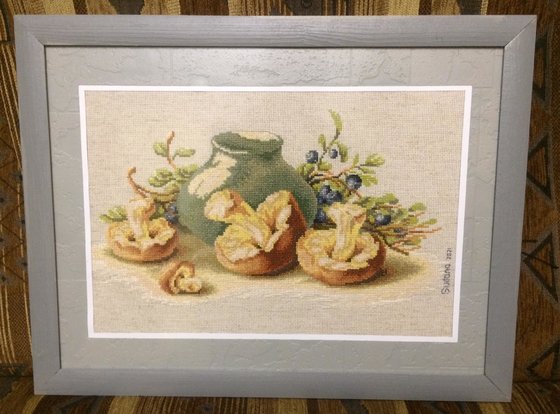 Работа «Натюрморт с грибами (Luca-S)»