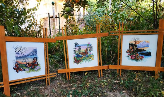 Работа «Павлиний глаз.  Шоколадница.  Крапивница.»