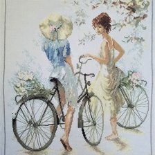 Работа «Велосипедистки»