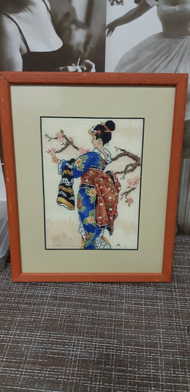 Работа «Японка»