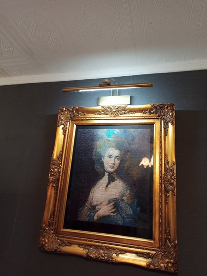 Работа «Дама в голубом»