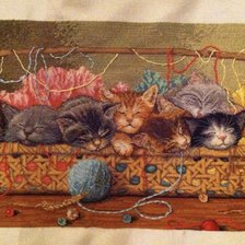 Работа «Котята»