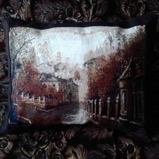 Работа «Улица в тонах сепии»