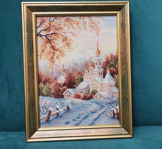 Работа «Снежная обитель»