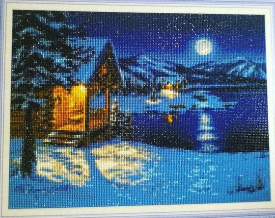 Работа «Зимний домик»