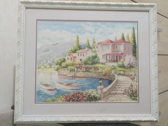 Работа «Утро на побережье»