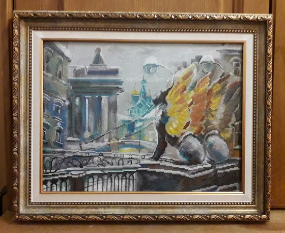 Работа «Зимний Петербург»