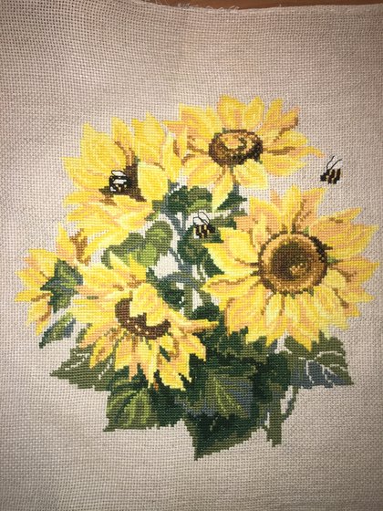 Работа «Подсолнухи»