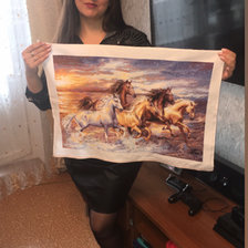 Работа «В лучах заката»