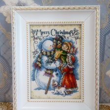 Работа «Новогодняя открытка.»