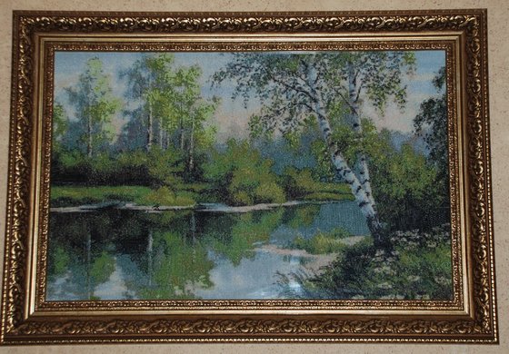 Работа «Пейзаж "На берегу"»