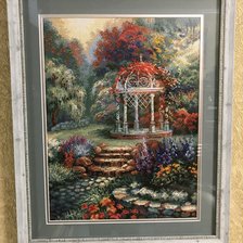 Работа ««Цветочная беседка» от Риолис»