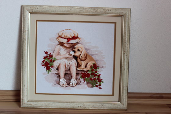 Работа «Девочка с мороженым»