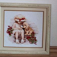 Работа «Девочка с мороженым»