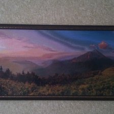 Работа «Закат в Альпах»