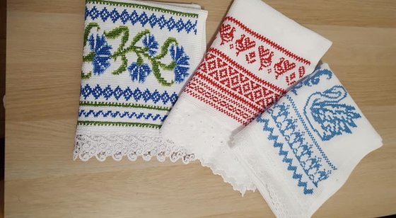 Работа «Мои славянские  рушники»