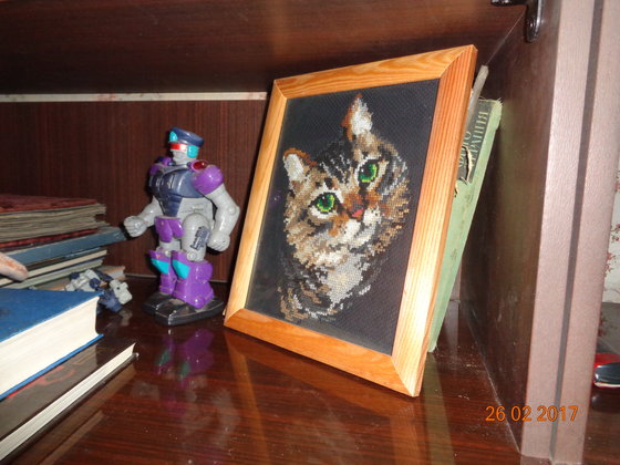 Работа «Кошка»