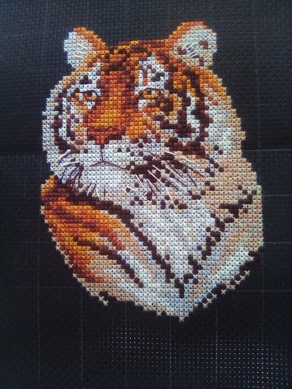 Работа «Тигр символ года»