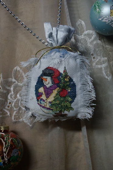 Работа «Семейство снеговиков.»