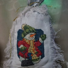 Работа «Семейство снеговиков»