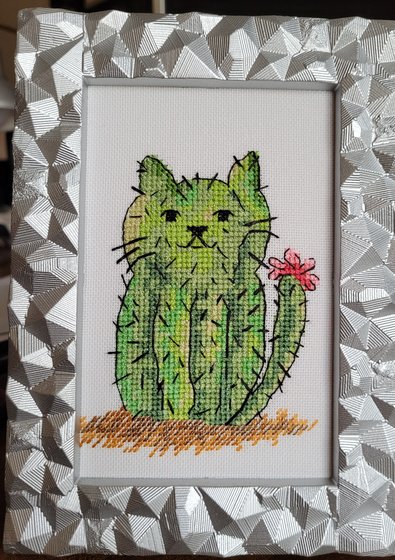 Работа «Котокактус»