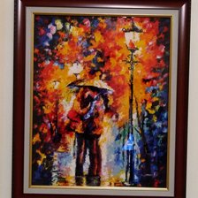 Работа «Белоснежка "Поцелуй под дождем" Леонид Афремов»