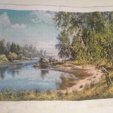 Работа «Берёзы у реки»