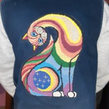 Работа «Радужная кошка»