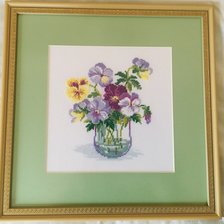 Работа «Анютины глазки.»