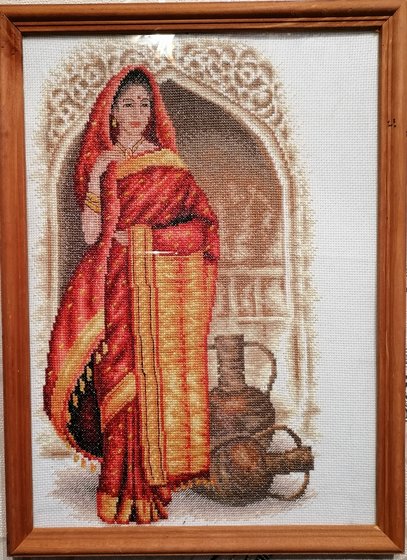 Работа «Panna "Индийская девушка"»