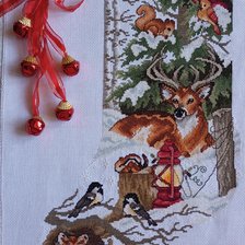 Работа «новогодний сапожок»