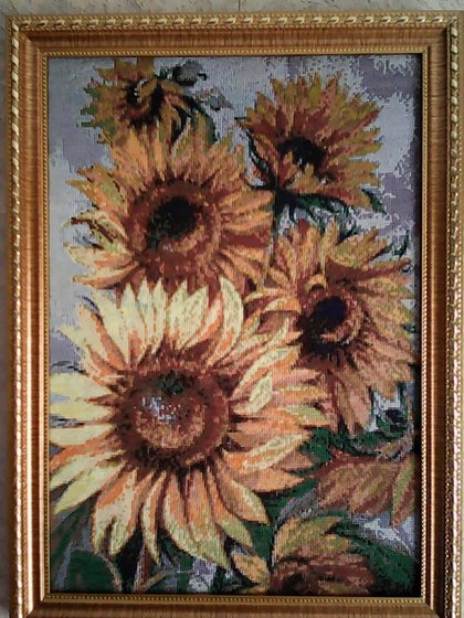 Работа «Подсолнухи»