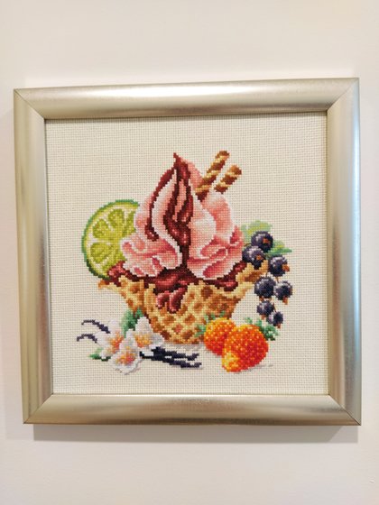 Работа «Ванильное мороженное»