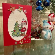 Работа «Новогодняя открытка»