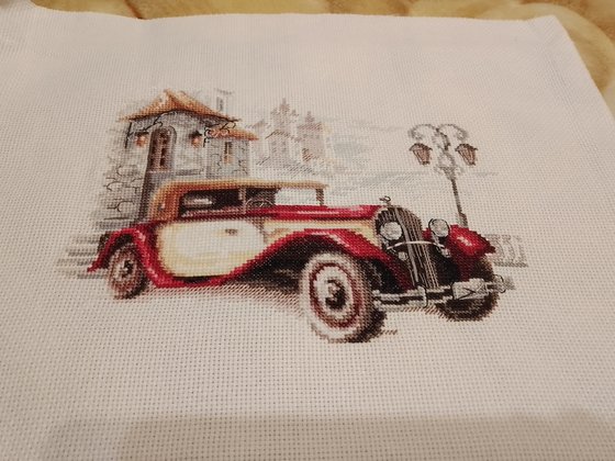 Работа «Ретро кадиллак»