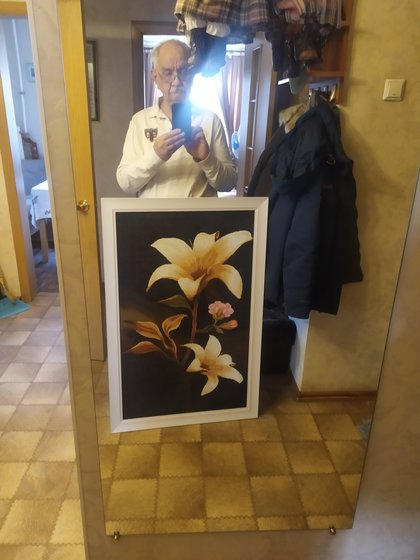 Работа «Лилии для внучки Лилии»