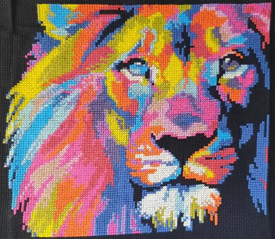 Работа «Радужный лев»