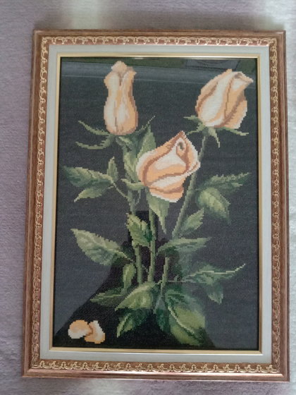 Работа «Розы фен шуй»