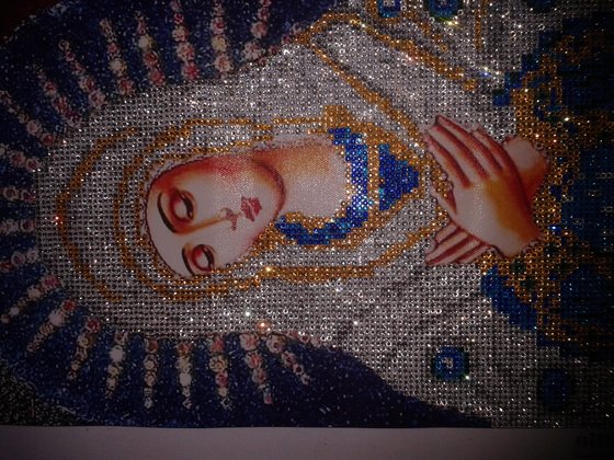 Работа «"Умиление" Это моя работа "Алмазная вышивка!»