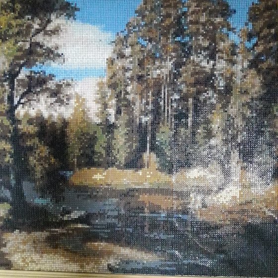 Работа «Алмазная вышивка»