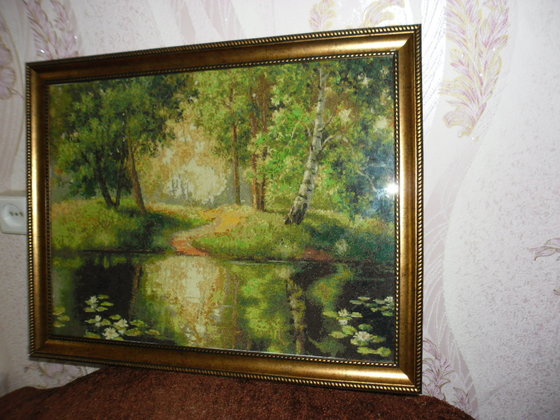 Работа «лесное озеро»
